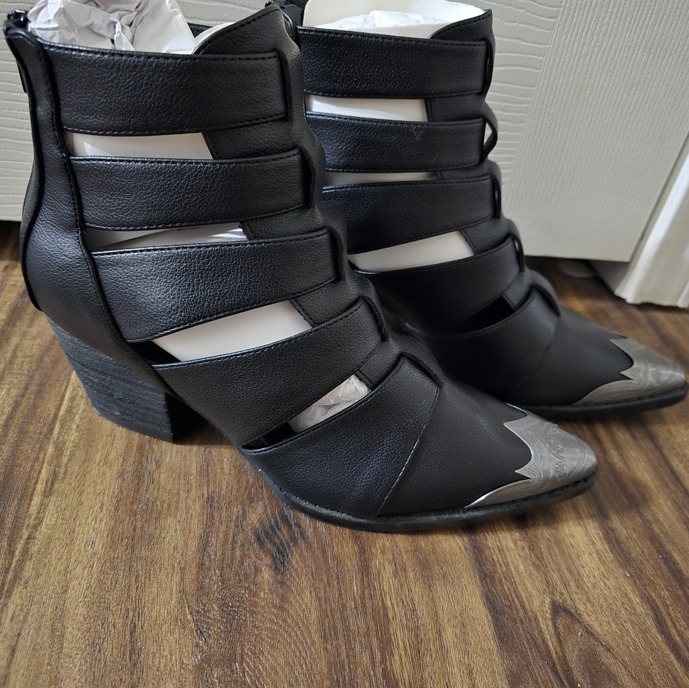 Black Ankle Boots Coconut By Matisse